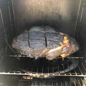 Sliced smoked turkey breast, fully cooked with mahogany smoked edge